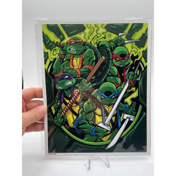 The BAM! Box Geek Teenage Mutant Ninja Turtles TMNT 226/1150  Art Print - Picture 1 of 2